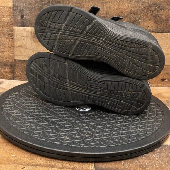 NEW BALANCE 576 HOOK AND LOOP MENS ATHLETIC SHOES BLACK LEATHER LOW SIZE 9.5EEEE - Picture 4 of 9